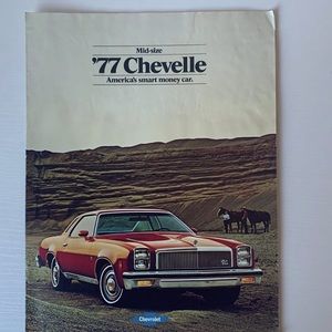 ‘77 Chevelle sales brochure